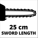 EINHELL GE-LC 18 Li Solo Sega a Catena Batteria e Senza Caricabatteria, Rosso/Nero, 0 W, 0 V rosso/Nero, Rosso/Nero, 0 W, 0 V