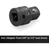 EINHELL Power X-Change Avvitatore a cricchetto a batteria TE-RW 18/60 Li-Solo, 18Volt, Cacciavite rosso/Nero