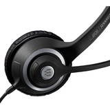 EPOS | Sennheiser | SENNHEISER IMPACT SC 260 USB Auricolare Cablato A Padiglione Ufficio USB tipo A Nero Nero, Cablato, 50 - 18000 Hz, Ufficio, 89 g, Auricolare, Nero