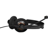 EPOS | Sennheiser | SENNHEISER IMPACT SC 60 USB ML Auricolare Cablato A Padiglione Musica e Chiamate USB tipo A Nero Nero, Cablato, Musica e Chiamate, 60 - 16000 Hz, 66 g, Auricolare, Nero