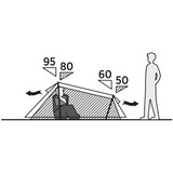 Easy Camp 120468 Sarek 2, Tenda verde scuro/Orange