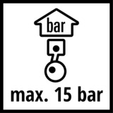 Einhell 41.381.00 10 m 15 bar Bianco bianco, 15 bar, Bianco, 10 m, 6 mm