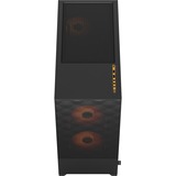 Fractal Design Pop Air Tower Nero, Arancione Nero/Orange, Tower, PC, Nero, Arancione, ATX, micro ATX, Mini-ITX, Acciaio, Vetro temperato, Multi