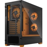 Fractal Design Pop Air Tower Nero, Arancione Nero/Orange, Tower, PC, Nero, Arancione, ATX, micro ATX, Mini-ITX, Acciaio, Vetro temperato, Multi