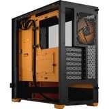 Fractal Design Pop Air Tower Nero, Arancione, Chassis Tower Nero/Orange, Tower, PC, Nero, Arancione, ATX, micro ATX, Mini-ITX, Acciaio, Vetro temperato, Multi