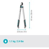 GARDENA Cesoia per rami EasyCut L, Potatore grigio/Turchese