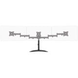 HAGOR 8710 supporto da tavolo per Tv a schermo piatto 68,6 cm (27") Nero Scrivania, Base per monitor Nero, Libera installazione, 38,1 cm (15"), 68,6 cm (27"), 100 x 100 mm, Regolazione altezza, Nero