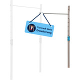 HUDORA Estensione barra da ginnastica Vario doppia barra, Attrezzature per il fitness blu/Beige