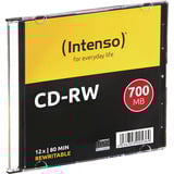 Intenso CD-RW 700 MB, CD supporti vergine 
