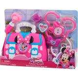 Just Play Disney Junior Minnie Mouse Bow-Care Doctor Bag Set, Elettrodomestico bambini 