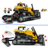 LEGO City 60466 Bulldozer Giallo Giocattolo, Veicolo da Cantiere con 3 Minifigure e Segnali Stradali, Idea Regalo da 8+ Anni, Giochi di costruzione Veicolo da Cantiere con 3 Minifigure e Segnali Stradali, Idea Regalo da 8+ Anni, Set da costruzione, 8 anno/i, Plastica, 682 pz, 996 g