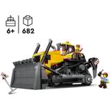 LEGO City Bulldozer giallo, Giochi di costruzione Set da costruzione, 8 anno/i, Plastica, 682 pz, 996 g