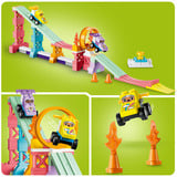 LEGO DUPLO Town Rampe creative con piccole macchinine Set 3 in 1, Giochi di costruzione Giochi Didattici per la Motricità Fine con 2 Auto, Regalo per Bambini 3+, Set da costruzione, 3 anno/i, Plastica, 111 pz, 2,38 kg