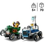 LEGO Pack veicoli da corsa: aereo contro letto d’ospedale, Giochi di costruzione Set da costruzione, 5 anno/i, Plastica, 70 pz, 124 g