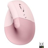 Logitech Lift Mouse Ergonomico Verticale, Senza Fili, Ricevitore Bluetooth o Logi Bolt USB, Clic Silenziosi, 4 Tasti, Compatibile con Windows / macOS / iPadOS, Laptop, PC. Rosa rosa, Senza Fili, Ricevitore Bluetooth o Logi Bolt USB, Clic Silenziosi, 4 Tasti, Compatibile con Windows / macOS / iPadOS, Laptop, PC. Rosa, Mano destra, Design verticale, Ottico, RF senza fili + Bluetooth, 4000 DPI, Rosa