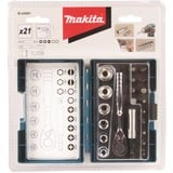 Makita Set di cricchetto e punte, 21 pezzi, Set di bit 