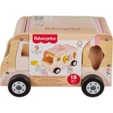 Mattel HXT86 giocattolo per lo sviluppo delle abilità motorie, Gioco di abilità 1,5 anno/i, Legno, Multicolore