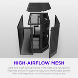 NZXT CC-H62FB-01, Chassis Tower Nero