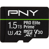 PNY Pro Elite Prime microSD 1,5 TB, Scheda di memoria Nero/Verde