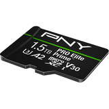 PNY Pro Elite Prime microSD 1,5 TB, Scheda di memoria Nero/Verde