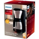 Philips HD7548 Macchina da caffè con filtro 1,2 L, Macchina fa filtro Nero/in acciaio inox, Macchina da caffè con filtro, 1,2 L, Caffè macinato, 1000 W, Nero, Metallico