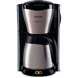Philips HD7548 Macchina da caffè con filtro 1,32 L, Macchina fa filtro Nero/in acciaio inox, Macchina da caffè con filtro, 1,32 L, Caffè macinato, 1100 W, Nero, Metallico