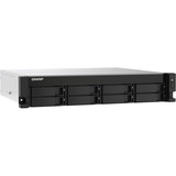 QNAP TS-873AeU-RP NAS Armadio (2U) Collegamento ethernet LAN Nero V1500B NAS, Armadio (2U), AMD, V1500B, Nero