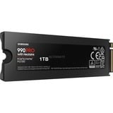 Samsung 990 PRO NVMe con Dissipatore di calore, SSD interno, Disco a stato solido SSD interno, 1 TB, M.2, 7450 MB/s