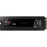 Samsung 990 PRO NVMe con Dissipatore di calore, SSD interno, Disco a stato solido SSD interno, 1 TB, M.2, 7450 MB/s