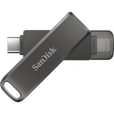 SanDisk iXpand unità flash USB 256 GB USB Type-C / Lightning 3.2 Gen 1 (3.1 Gen 1) Nero, Chiavetta USB Nero, 256 GB, USB Type-C / Lightning, 3.2 Gen 1 (3.1 Gen 1), Girevole, Protezione della password, Nero