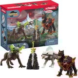 Schleich ELDRADOR CREATURES 72179 set da gioco, Gioco figura Ice World, Jungle World, Lava World, Monsters and dragons, Starter Set, 7 anno/i, Multicolore