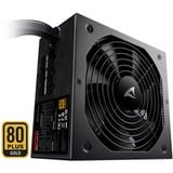 Sharkoon WPM Gold ZERO alimentatore per computer 650 W 24-pin ATX ATX Nero Nero, 650 W, 100 - 240 V, 47 - 63 Hz, 10 A, Attivo, 110 W