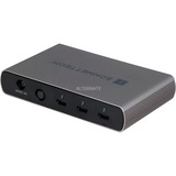 Sonnet Echo 5 Thunderbolt 4 Nero argento/Nero, Thunderbolt 4, Thunderbolt 4, USB 3.2 Gen 2 (3.1 Gen 2) Type-A, USB tipo-C, 60 Hz, Nero, dC, 20 V
