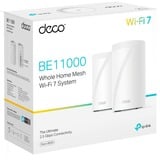 TP-Link Deco BE65 Tri-band (2,4 GHz/5 GHz/6 GHz) Wi-Fi 7 (802.11be) Bianco 4 Interno, Router bianco, Bianco, Interno, Sistema Mesh, Tri-band (2,4 GHz/5 GHz/6 GHz), Wi-Fi 7 (802.11be), 11000 Mbit/s