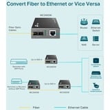 TP-Link MC200CM V3 convertitore multimediale di rete Interno 1000 Mbit/s 850 nm Modalità multipla Nero grigio, 1000 Mbit/s, IEEE 802.3ab, IEEE 802.3x, IEEE 802.3z, Gigabit Ethernet, 1000 Mbit/s, 1000BASE-FX, 1000BASE‑SX, Cat6