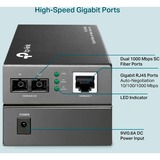 TP-Link MC200CM V3 convertitore multimediale di rete Interno 1000 Mbit/s 850 nm Nero grigio, 1000 Mbit/s, IEEE 802.3ab, IEEE 802.3x, IEEE 802.3z, Gigabit Ethernet, 1000 Mbit/s, SC, Cablato