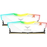 Team Group T-FORCE DELTA RGB memoria 32 GB 2 x 16 GB DDR4 3600 MHz bianco, 32 GB, 2 x 16 GB, DDR4, 3600 MHz, 288-pin DIMM