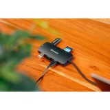 Verbatim CMH-09 USB tipo-C 10000 Mbit/s Argento, Docking station grigio, USB tipo-C, HDMI, RJ-45, USB 3.2 Gen 1 (3.1 Gen 1) Type-A, USB 3.2 Gen 2 (3.1 Gen 2) Type-A, USB 3.2 Gen 2..., MicroSD (TransFlash), SD, 10000 Mbit/s, 60 Hz, Argento