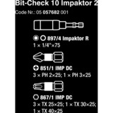 Wera Bit-Check 10 Impaktor 2 