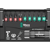 Wera Set di punte 10 Impaktor 2, 1/4", 10 pezzi, Set di bit 
