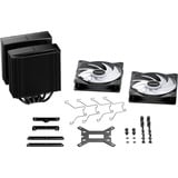 be quiet! Pure Rock Pro 3 LX Black Processore Raffreddatore d'aria 12 cm Nero 1 pz, raffreddamento CPU  Nero, Raffreddatore d'aria, 12 cm, 2000 Giri/min, 105,1 m³/h, Nero