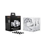 be quiet! Pure Wings 3 120mm | PWM Reverse White Triple-Pack Case per computer Ventilatore 12 cm Bianco 3 pz, Ventola bianco, Ventilatore, 12 cm, 1500 Giri/min, 80 m³/h, Bianco