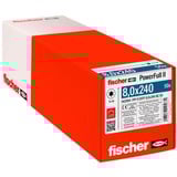fischer Vite per legno PowerFull II 8,0x240 ZK TX VG 