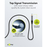 goobay Cavo HDMI ibrido ottico Ultra High-Speed (AOC) 8K / 60Hz Nero/grigio