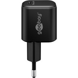goobay Set di ricarica USB-C, PD, 65 watt, cavo tessile USB-C, Caricabatterie Nero
