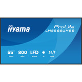 iiyama LH5566UHSB-B1AG, Public Display Nero (opaco)