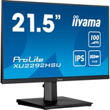 iiyama XU2292HSU-B6, Monitor LED Nero (opaco)