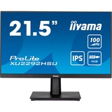 iiyama XU2292HSU-B6, Monitor LED Nero (opaco)