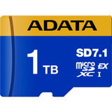 ADATA Premier Extreme microSDXC SD7.1 1 TB, Scheda di memoria blu/Giallo
