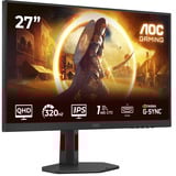 AOC Q27G4SRU, Monitor di gioco Nero